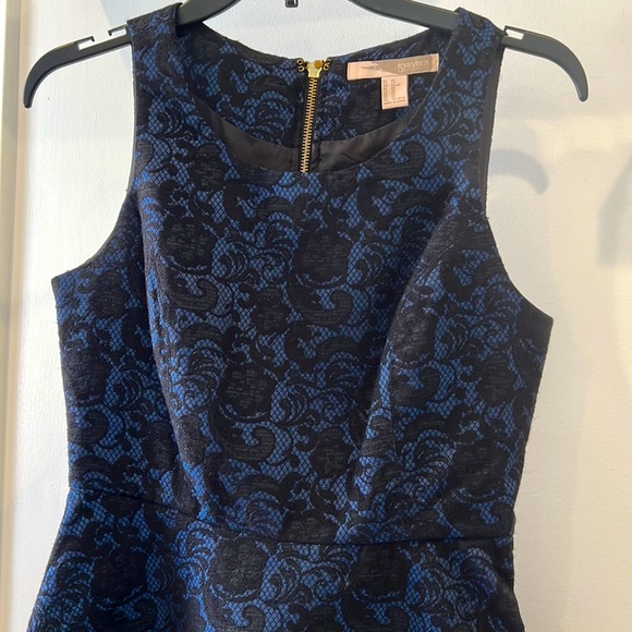💙NWOT Beautiful Forever 21 Contemporary Black & Blue Lace Dress in Size XS - Picture 9 of 9
